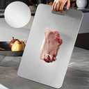 Titanium Cutting Board for Kitchen, Titanium Cutting Board - Dishwasher Safe Double-Sided Food Grade Board,Cutting Boards for Meat Vegetables Fruits (15 * 11 in)