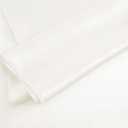 White 16 Momme 44''Width 100 Pure Silk Fabric 6A Grade Natural Mulberry Charmeuse Fabric for Sewing Clothes DIY Crafts(1 Yard)