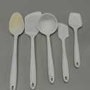 GIR: Get It Right 5-Piece Silicone Essentials Kitchen Utensils Set - Ladle, Spatula, Flip, Spoon & Spoonula - Non-Toxic Cooking Utensils for Nonstick Cookware, Cooking and Baking - Party Confetti