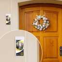 Remerry 1 Pcs Outdoor Brochure Holder 4 x 9 Inch Waterproof Wall Mount Literature Box with Lid Clear Acrylic for Pamphlet Map Menu Display (White)