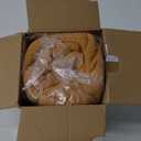 PHF 100% Cotton Muslin Throw Blanket 50" x 60", 4-Layer Lightweight Gauze Throw, Breathable Cloud-Soft Minimalist Blanket for Bed, Couch, Camping & Baby, Honey Yellow, Ideal Gift