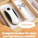 Electric Can Opener,USB Rechargeable Can Opener,One-Touch Cordless Can Opener,Smooth Edge,Hands Free,Food Safety,Kitchen Gadget Battery Operated,Automatic Can Openers for Seniors