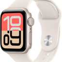 Apple Watch SE 3 [GPS 40mm] Smartwatch with Starlight Aluminum Case with Starlight Sport Band - S/M. Fitness and Sleep Trackers, Heart Rate Monitor, Always-On Display, Water Resistant