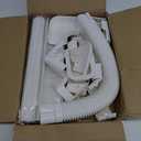 HOXHA 3" W 10Ft L Mini Split Line Set Cover Kit Air Conditioners Decorative PVC Slim Line Cover for Central AC & Heat Pumps Systems Tubing Cover