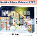 Nativity Advent Calendar 2025 Nativity Set for Kids Christmas Advent Calendar for Kids Boys Girls Teens Toddler Children Christian Religious Advent Calendar Gifts Toy