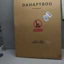 DAHAPYBOO Cork Board with Linen White,Bulletin Board 36"x24" Hanging Corkboards for Office Home School Message Board or Vision Board Decoration.