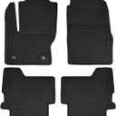 Car Floor Mats Custom Fit for 2013-2019 Ford Escape / 2013-2018 Ford C-Max Odorless Washable Heavy Duty Rubber (All Weather) Floor Liners Black