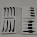 AUTOKAY Body Door Hinge Replacement Set for Jeep Wrangler JK 2007-2018 Black Powder Coat 16 Pcs Door Hinge Kit