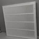 24x24 Return Air Grille [Duct Opening Size],Return Air Vent Cover for Wall Or Ceiling,Steel Return Air Filter Grilles Removable Face/Door for 1 Inch Filters (24"W x 24"H [Duct Opening]