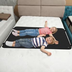 Grounding Mat for Bed, Grounding Mattress Pad Cover for Better Sleep, Earth Connected Mat for Feet with 15ft Grounding Cord (27"x78")