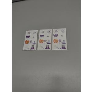 Pack of 3 Luminous Halloween Temporary Tattoos for Kids Halloween Party Favors, 10 Sheets Glow in The Dark Halloween Decorations Tattoos for Kids, 100 Styles Glow Tattoos Stickers for Goodie Bag Fillers