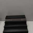 Wooden Cologne Organizer for Men 5 Tier of Perfume Display Holder of Drawer & 2 Hidden Compartments Larger Storage Space Mens Perfume Organizer Shelf Stand,Gift for Man (5T-Black)