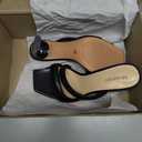 Modatope Square Open Toe Heels for Women Strappy Chunky Block Heeled Wedding Comfort Dressy Slides Sandals Size 10