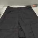 THE GYM PEOPLE Women's Wide Leg Jeans High Waisted Pull on Stretchy Baggy Basic Straight Denim Pants with Pockets, Black, Size L