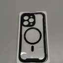 Miracase Magnetic for iPhone 16 Pro Case Full-Body Phone with Built-in Glass Screen Protector, [Compatible with MagSafe] Military Drop Proof 16 Pro Cover Bumper 6.3 inch, Black