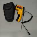 Infrared Thermometer Gun, Dual-Mode with Non-Contact IR & K-Type Thermocouple Probe Meature, -58F to 1472F High Accuracy Laser Temperature Gun with Emissivity, Humidity, for Cooking, Industrial Use