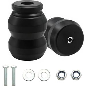 Upgraded 2PCS Rubber Bump Stop Kit Compatible with 2009-2022 Dodge Ram 1500 & 2011-2022 Chevy Silverado GMC Sierra 2WD/4WD, Replaces OEM # DR1500DQ, GMRCK25D, Suspension Upgrade Kit