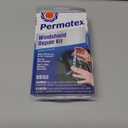 Permatex 09103 Automotive Windshield Repair Kit For Chipped And Cracked Windshields. Permanent Air-Tight Repairs, With Repair Syringe & Plunger, 9-piece Kit