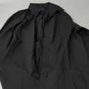 J.VER Men's Dress Shirts Stretch Stain Shield Long Sleeve Solid Formal Shirt Business Casual Button Down Shirts (Medium, Black)