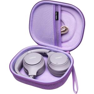 LTGEM Headphone Case Compatible with JBL Tune 510BT/520BT/720BT/770NC & JBL Live 460NC/660NC/670NC/770NC/760NC & TOZO HT2 Wireless Bluetooth Over-Ear Headphones, Purple(Case Only)