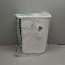 Rubbermaid Small Kitchen Bathroom Trash Can, 9 Gallons, White, Waste Basket for Under Counter/Kitchen/Office/Bedroom/Bathroom