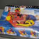 WOW Sports Take Control of the Ride 1 or 2 Person Inflatable Steerable Tube For Boating, 19-1090, One