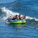 O'Brien Ultra Screamer 3 Person Towable Tube, Blue, 20"L x 17"W