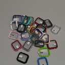 28 Pack Case for Apple Watch Series SE 3/SE 2/SE/6/5/4 40mm with Tempered Glass Screen Protector, Shockproof Hard PC Protective Cover, All-around Bumper Compatible with iWatch 40mm