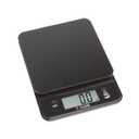 Taylor Glass Top Food Scale with Touch Controls, 11 lb Capacity, Sleek Black Design for Precision Food Measurement in Grams and Ounces