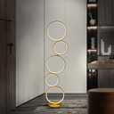 Modern Creative Bubble Dimmable LED Floor Lamp for Home & Office (Gold)