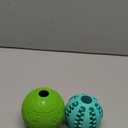 HIPPIH Dog Puzzle Toy 2 Pack, Interactive Dog Toys for Treat Dispensing, Durable Puppy Toys for Teething, Dog Treat Ball for Teeth/Slow Feeder/IQ Training/Playing, Blue-2.75, Green-3.14