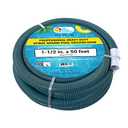 U.S. Pool Supply Pool Vacuum Hose - 1-1/2" x 50' Professional Heavy Duty Pool Hose for Inground, Spiral Wound with Kink-Free Swivel Cuff - Connect to Vacuum Heads, Skimmer, Cleaner, Filter Pump Inlet