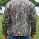 Yuanbang Camo Jackets for Men Trucker Unlined Camouflage Coats Hunting Clothes (Medium)