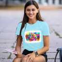 Autism Awareness Shirt Women Autism Accept Understand Love Shirts Special Education Teacher Short Sleeve Cute Tee Tops (M)