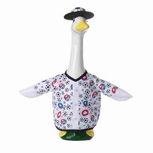 Vokupoga 2026 World Soccer Porch Goose Outfits for 23" High Porch Goose Costume Soccer Cup Summer Goose Outfit with Hat for Garden Yard Decor Accessories(Style 04-15)