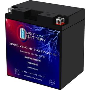 Mighty Max Battery YB16CL-B 12V 19AH Battery for Yamaha All Wave Runner Models 1987-2008