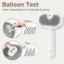 Pet Steam Brush for Dog, cat brushes for indoor cats - 1 Waterless Shampoo