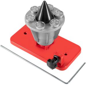 42-047 Magnetic Wall Mount Blade Balancer for Lawn Mower Blade Balancer 339075B (Red)