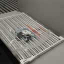 Babelio Baby Gate for Stairs & Doorways, 26-43" W 34" H Extra Tall| No Bottom Bar| Easy Installation| One-handed Operation| Auto-close| Hardware Mount (Drill Needed) Safety Dog/Pet Gate Indoor (White)