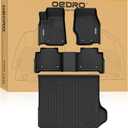 OEDRO Floor Mats Set Fit for Jeep Grand Cherokee 2025 2024 2023 2022 (Include 4xe NOT for L or WK) 5 Seat, Custom Fit Grand Cherokee Full Set Floor Liners Accessories All Weather Trunk Car Mats