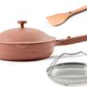 Our Place Always Pan 2.0 | 10.5" Ceramic Pan with Modular Lid, Steamer Basket & Spatula | Patented 10-in-1 Nonstick, Non-Toxic Cookware Made Without PFAS | Induction & Oven-Safe up to 450°F | Spice