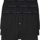 Calvin Klein Men's Cotton Classics 3-Pack Knit Boxer (X-Large, 3 Black)