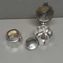 Primula Classic Stovetop Espresso and Coffee Maker, Moka Pot for Italian and Cuban Caf Brewing, Greca Coffee Maker, Cafeteras, 3 Espresso Cups, Silver