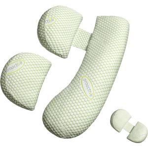 Oternal Pregnancy Pillow for Pregnant Women, Soft Pregnancy Body Pillow, Support for Back, Belly, HIPS, Legs, Maternity Pillow with Detachable and Adjustable Pillow Cover