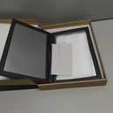 Adjustable Face Down Mirror for Vitrectomy Recovery - 10" x 7", Black, Watch TV During Eye Surgery Recovery