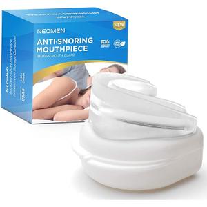 Neomen Anti Snoring Device Snore Stopper Mouthpiece, Stop Snoring Solution for Men and Women, Aid Custom Night Mouth Guard, 1 Pack