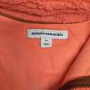 Amazon Essentials Women's Sherpa Long-Sleeve Mock Neck Full-Zip Jacket with Woven Trim Size XXL