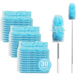 360 Duster Refills for Swiffer Dusters Refill with 2 Upgrade Extendable Handle(30 Count)