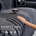 Non Slip Couch Covers for Cushion Couch Sofa, Pet Friendly Sofa Covers Washable, Heavy Duty Scratch Resistant Furniture Cover for Dogs, 71" x 91", Gray