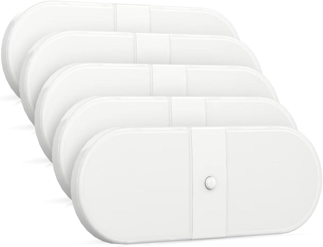 GZV RV Lights Interior, RV LED Lights Interior 12v, LED Ceiling Dome Lights for RV Camper Travel Trailer, RV Accessories for Inside, 650LM Brightness, 5 Pack 4000K